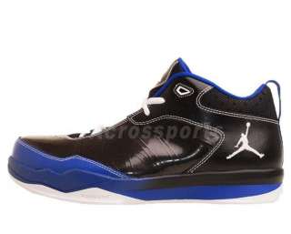 Nike Jordan Pro Quick Black Patent Blue 2012 Mens Basketball Shoes 