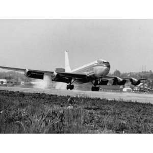  New Boeing 707 Jet Being Taken for a Test Flight 