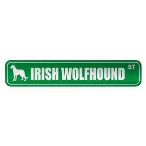   IRISH WOLFHOUND ST  STREET SIGN DOG: Home Improvement