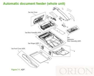 HP LaserJet M5025/M5035mfp Adf Assembly Q7829 67901  