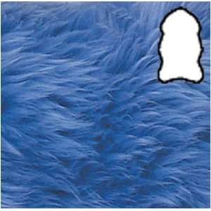 Bowron Goldstar Longwool Sheepskin Single Pelt Rugs Alaska Blue 2 x 3 
