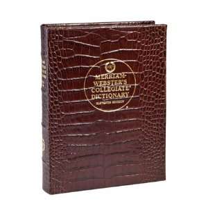  Graphic Image Crocodile Embossed Leather Desk Dictionary 