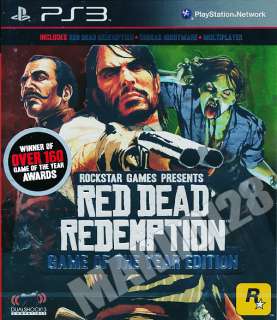 RED DEAD REDEMPTION GAME OF THE YEAR EDITION PS3 GAME  