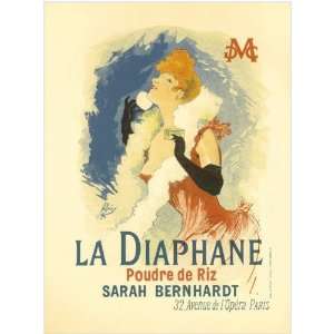  French Vintage Memorabilia Poster   La Diaphane 8x10inch 