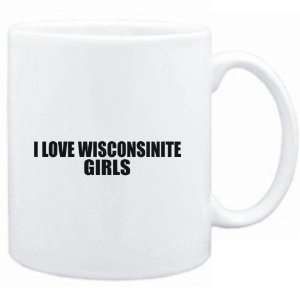  Mug White  I LOVE Wisconsinite GIRLS  Usa States Sports 