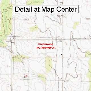   Map   Greenwood, Wisconsin (Folded/Waterproof)