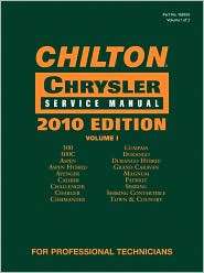 Chilton Chrysler Service Manual, 2010 Edition (2 Volume Set 