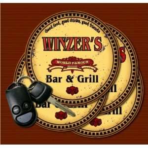  WINZERS Family Name Bar & Grill Coasters: Kitchen 