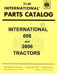 FARMALL International 606 2606 Parts Catalog Manual IH  