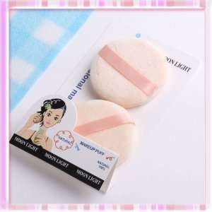  Useful Lady Round Make up Powder Puff Sponge Cosmetic Face 