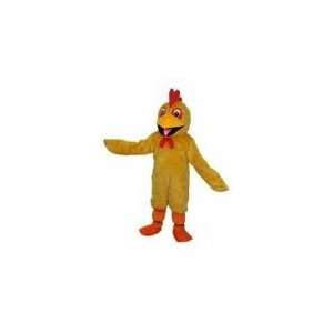  Yellow Chicken Adult Mascot Costume 