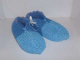 Hand Knit Slippers, Many Colors Wool or Phentex Style#1  