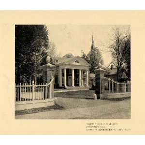  1908 Print House Dr. Marsden Fence Pillars Cross Church 