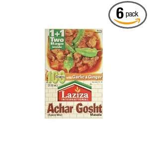 Laziza Achar Gosht Masala, 100 Gram Boxes (Pack of 6)  