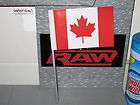 WWE BRET HART CANADIAN FLAG MATTEL WRESTLING FIGURE ACC