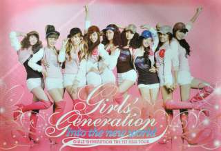 Girls Generation Poster SNSD Korean Singer Genie Pink  