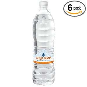Acqua Panna Natural Spring Water, 33.8 Ounce (Pack of 6)