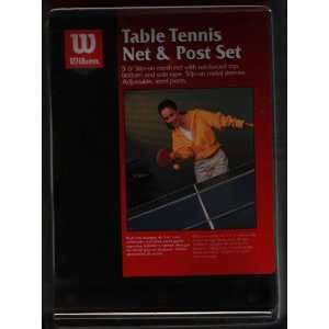  Wilson Table Tennis Net and Post Set: Sports & Outdoors