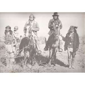  American Indian Print   Geronimo and Son Natches 
