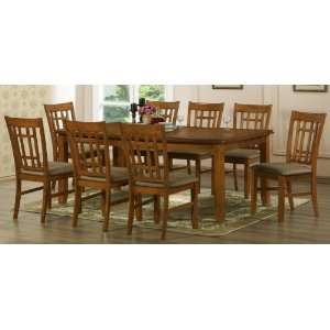  Wholesale Interiors Megan Modern 7 Piece Dining Set in 