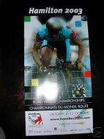 2003 World Road Cycling Championship Poster (Hamilton)  
