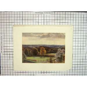  C1930 Landscape View Coneyhurst Hill Ewehurst Colour