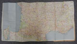   of engineers map of france rare original world war two 1944 vintage u