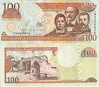 DOMINICAN Rep 100 Pesos Banknote World Currency Money
