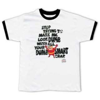  Home Movies Dumb Smart Ringer Cartoon T Shirt: Clothing