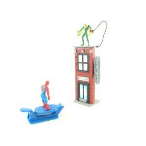   Action Set Web Sling Bank with Vulture & Rooftop Toys & Games
