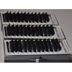 Eyelash Extension Mink Lashes 3 Trays Combo C .25 X 11mm, 13mm & 15mm