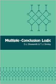 Multiple Conclusion Logic, (0521093325), D. J. Shoesmith, Textbooks 