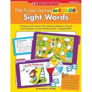 File Folder Sight Words Games