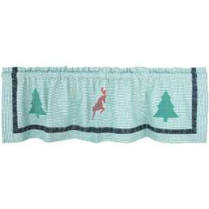   Pole Fish Tales Fabric Window Valance 