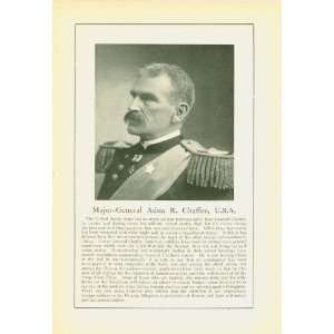  1901 Print Major General Adna R Chaffee 