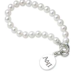  ADPi Pearl Bracelet with Sterling Silver Charm: Sports 