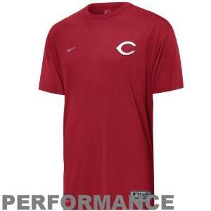 Nike Cincinnati Reds Red Training Top T shirt: Sports 