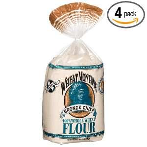 Wheat Montana Flour Bronze Chief Whole Wheat Flour, 5 Pound Units 
