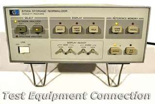 Agilent HP 8750A Storage Normalizer 3 Parts/Repair  