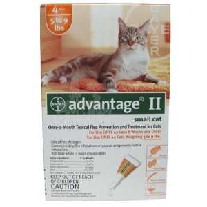    Bayer Advantage II Cat 5 9 pound 4 pack Flea Control