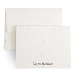  Personalized Embossed Personalized Note Cards Gift: Health 