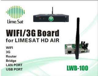 WiFi/3G Add On Card Adapter Board for Limesat HD Air FTA PVR Receiver 