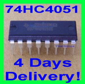 CD74HC4051 74HC4051 8 CHANNEL ANALOG MULTIPLEXER IC  