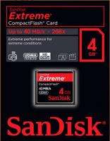 SanDisk 4G 4GB Extreme CompactFlash UDMA 40MB/s Memory  