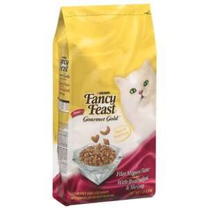   Gourmet Gold Dry Cat Food Filet Mignon (4 / 12 lbs bags): Pet Supplies