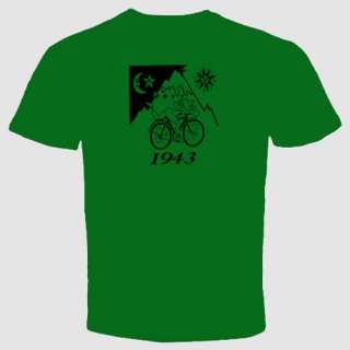   Shirt 1943 Bike Acid Party Trance Halloween Witch Cool Crazy  