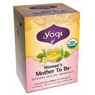 Yogi Womans Mother to Be, Herbal Tea Supplement, 16 Count Tea Bags 