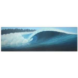   Bali Art Painting~Repro~Acrylic On Canvas~Blue Crush