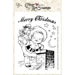 Little St. Nick Small Clear Art Stamp SS19CS: Everything 