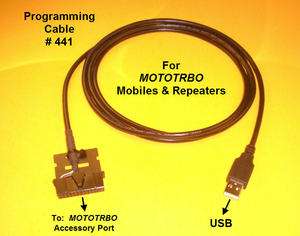  #441 Motorola MOTOTRBO XPR4300 XPR 4350 XPR4500 PMKN4010A USB  